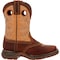 Durango Kids Western Boot, 7 M, Leather, 8 in H, Brown/Tan DBT0240Y - alternate 4